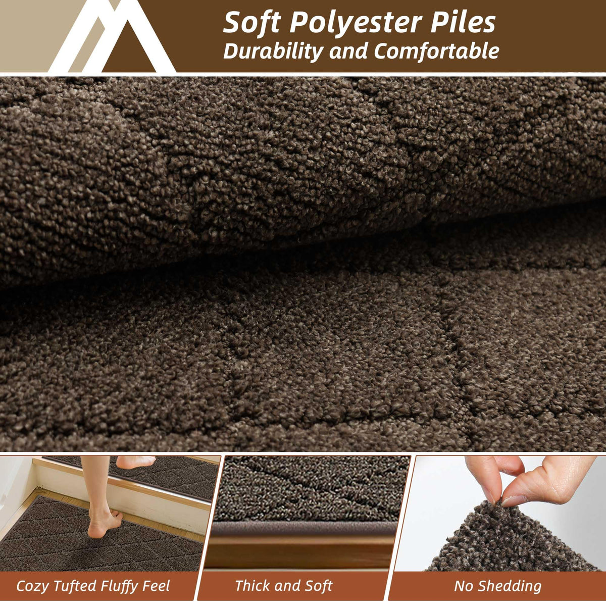 COSY HOMEER stair tread demonstrates peel-and-stick ease without residue