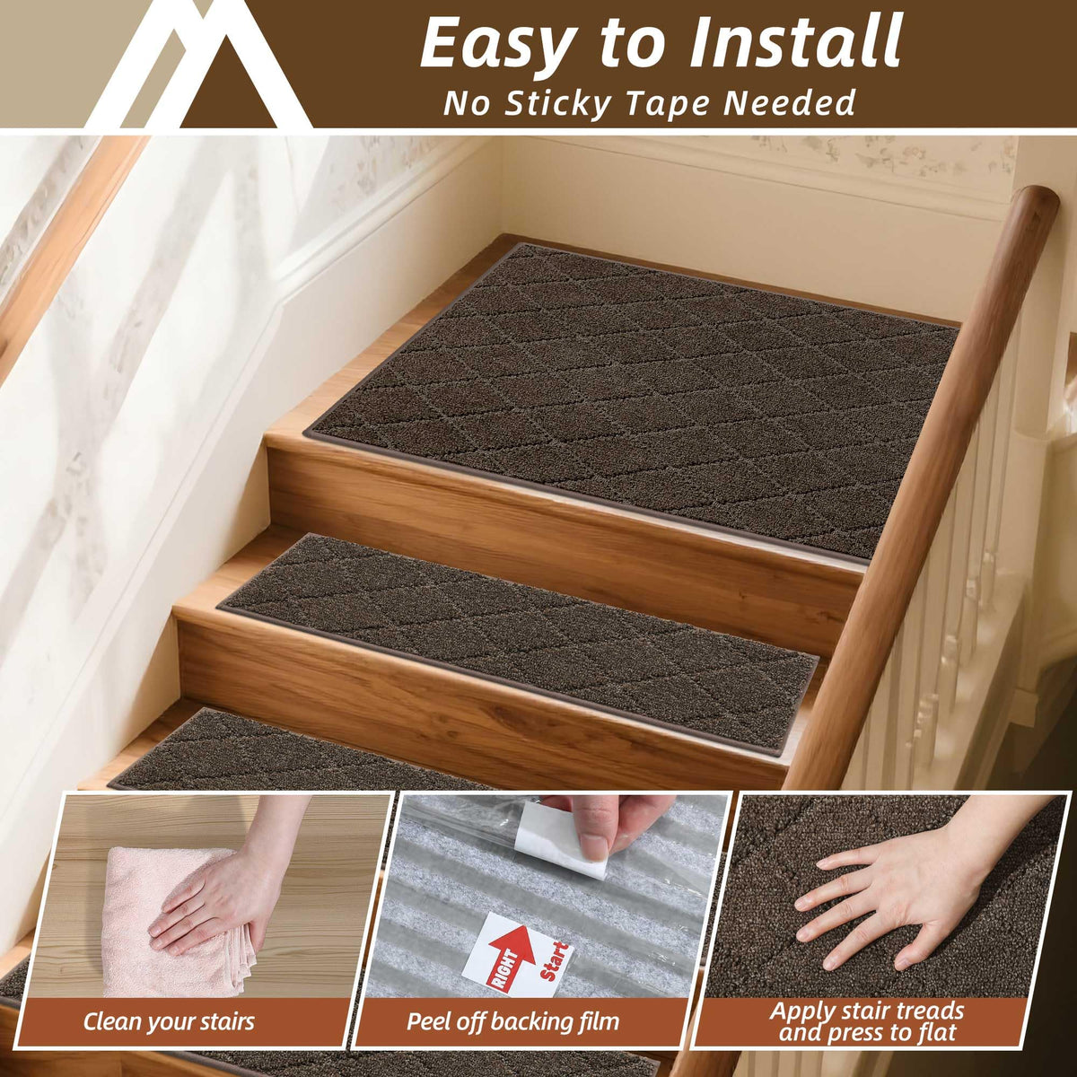 COSY HOMEER backings resist water for wet entryways