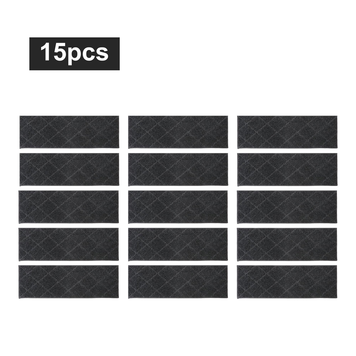 COSY HOMEER edging stair treads comes in a 15-piece pack for full stair coverage