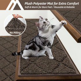 COSY HOMEER TPE backing close-up demonstrates non-slip grip.