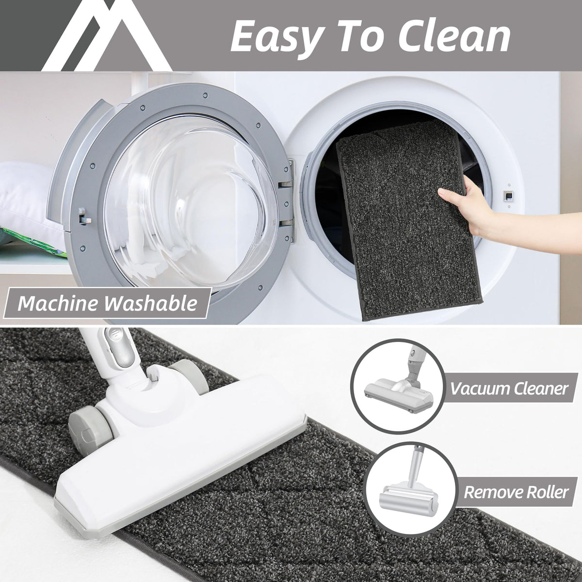 COSY HOMEER peel-and-stick installation with residue-free removal for easy repositioning.