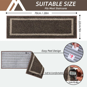 Cosy Homeer polyester cushioning soft footfall reduces impact on stairs