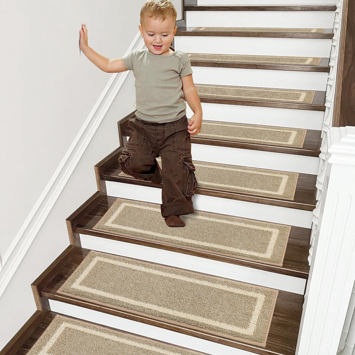 COSY HOMEER fifteen-piece-set provides full stair coverage