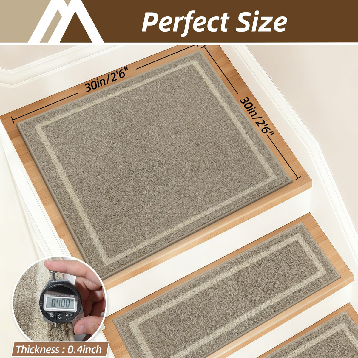 COSY HOMEER soft polyester texture offers warm underfoot comfort.