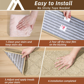 COSY HOMEER kid and pet friendly stair treads for safer homes.