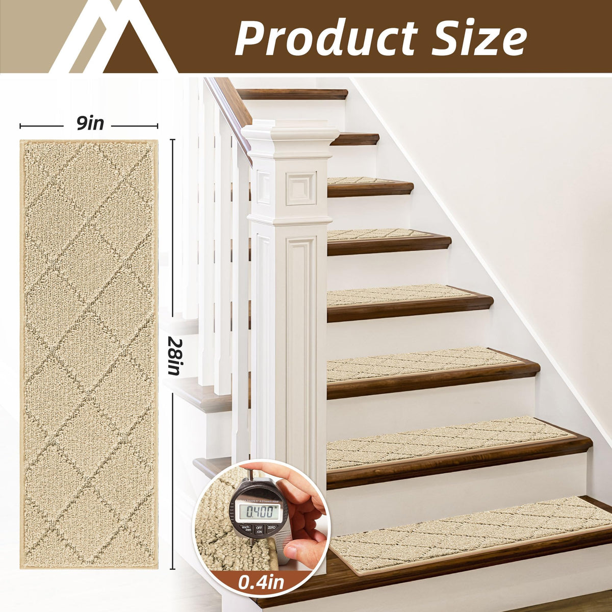 COSY HOMEER residue-free backing cleans away without damage.