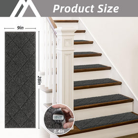 COSY HOMEER versatile stair mats suitable for living rooms, hallways, and bedrooms.