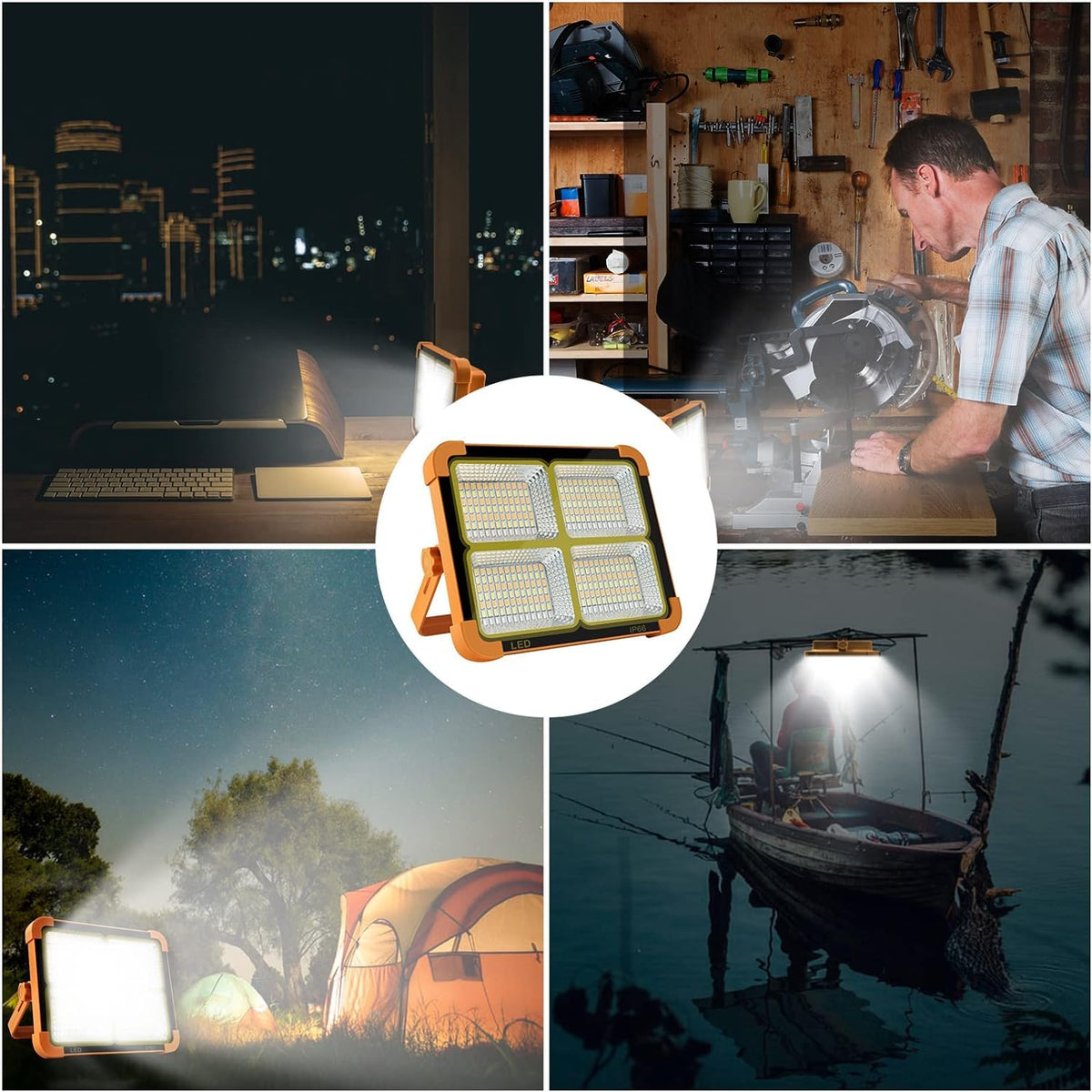 CosyEasy durable work light suitable for warehouses, garages, and camping