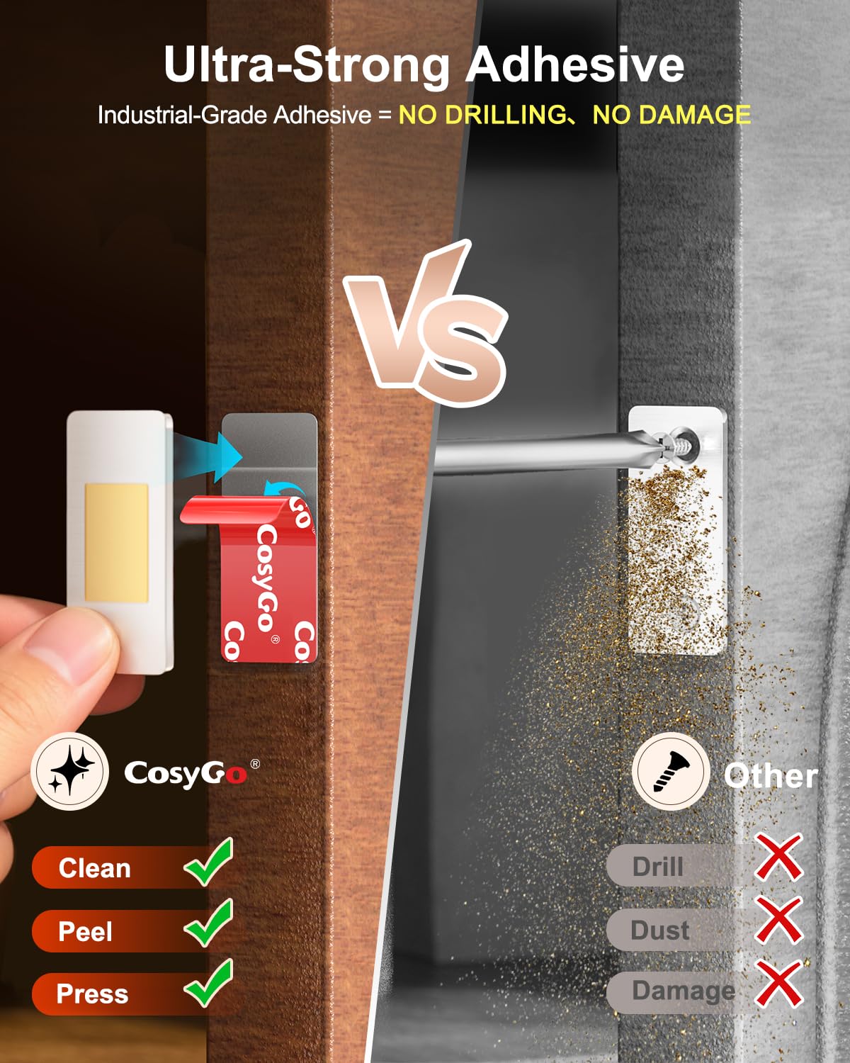 CosyGo N52 magnets deliver strong holding force for secure cabinets
