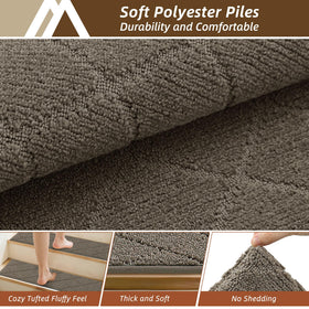 COSY HOMEER washable stair treads show easy removal with no residue