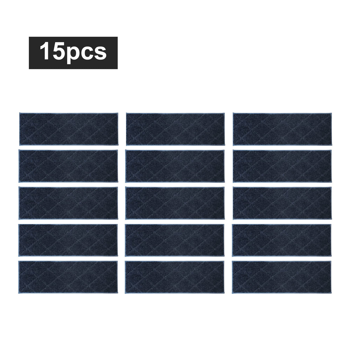 COSY HOMEER 15-piece navy stair treads in packaging