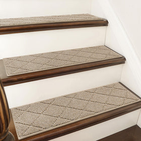 COSY HOMEER Edging Stair Treads close-up shows non-slip backing for safer floors.