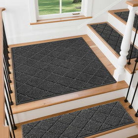 COSY HOMEER Edging Stair Treads used on living room stairs for extra stability.
