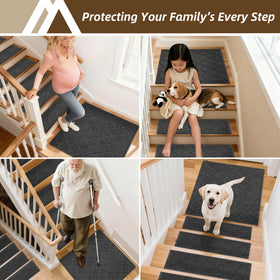 COSY HOMEER Edging Stair Treads ideal for homes with pets and kids.
