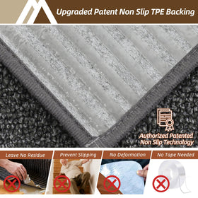 COSY HOMEER Edging Stair Treads side angle highlighting low profile design.