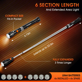 Cosyjazz extendable neck provides 22-inch reach with rotation.