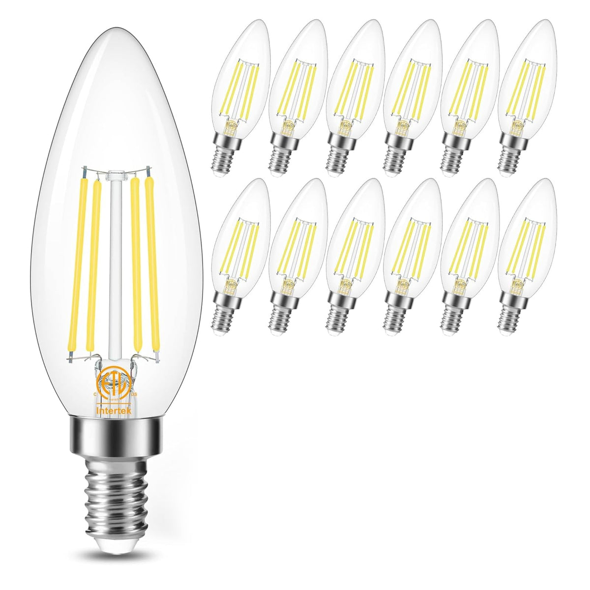 Cotanic mercury-free LED candle bulb safe for homes