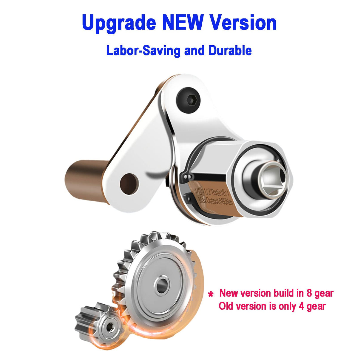 Cotouxker torque multiplier includes 17,19,21,22mm sockets for vehicles.
