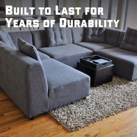 Couch Clamp Pro four-pack provides multiple secure connections for larger sofas.