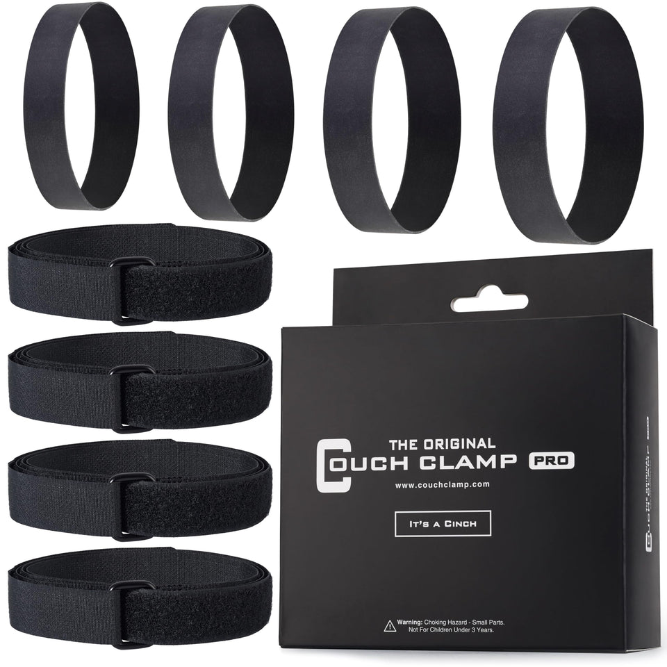 Couch Clamp Pro secures sectional connections, reducing gaps for a cleaner living space.