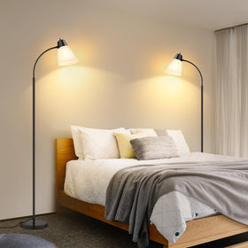 Coucrek easy-assembly lamp comes together quickly without tools.