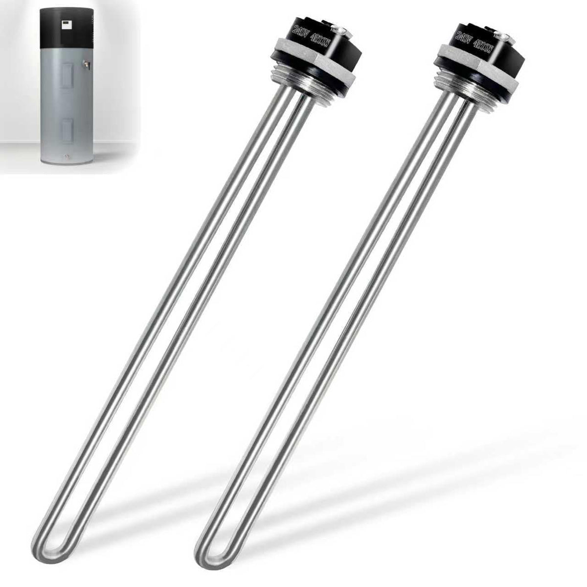 Couhidu 4500W 240V water heater element ready for quick hot water recovery