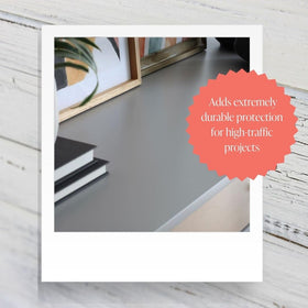 Country Chic Clear Coat satin-finish sample for indoor and outdoor use
