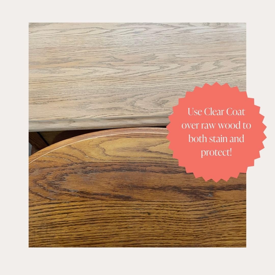 Country Chic Clear Coat waterproof seal guards against moisture in every day use