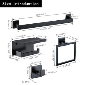 COUOBO wall-mount hardware kit with all screws and anchors