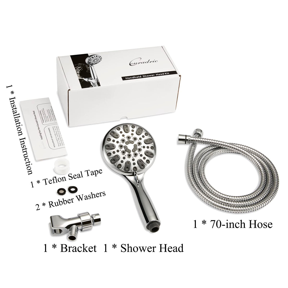 Couradric high-pressure performance for powerful rinsing.