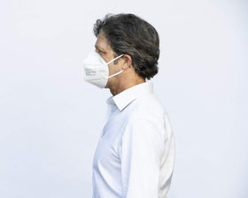 Covaflu KN95 four-ply filtration shields against dust and pollen.