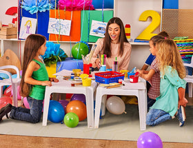 CoverGrip drop cloth on wood floor protecting from spills