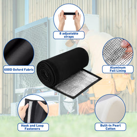 COVERTIFY aluminum-foil-thermal-retention helps maintain temperature.