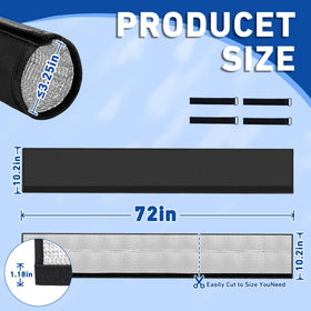COVERTIFY pipe insulation wrap waterproof 600D blocks water and UV exposure.