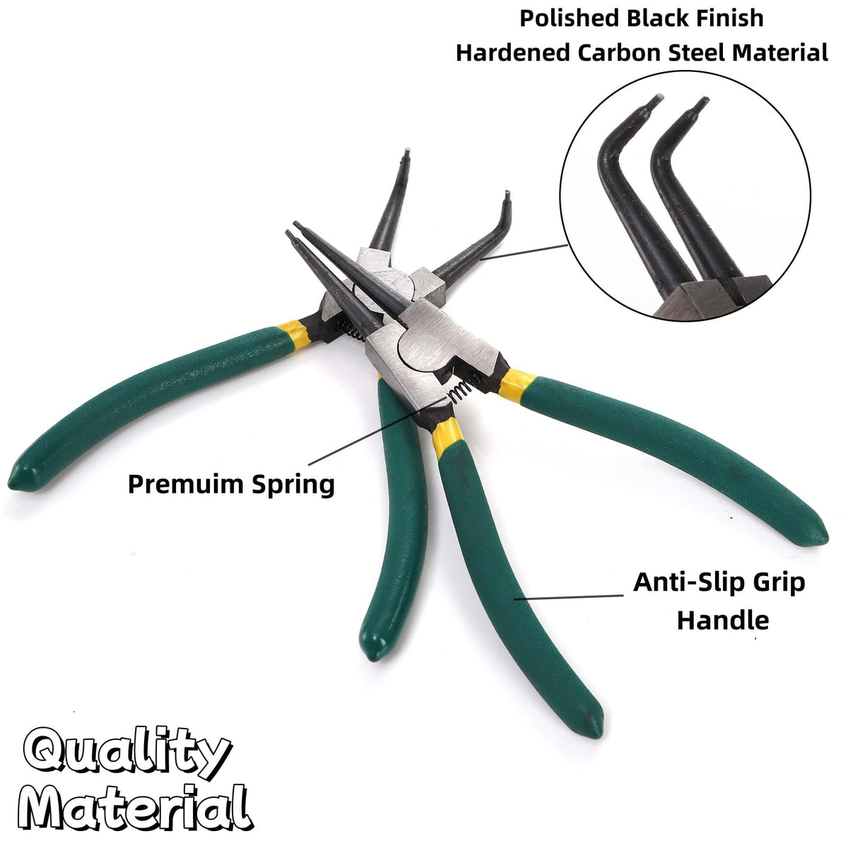 Covzoe internal straight jaw pliers for precise clearance