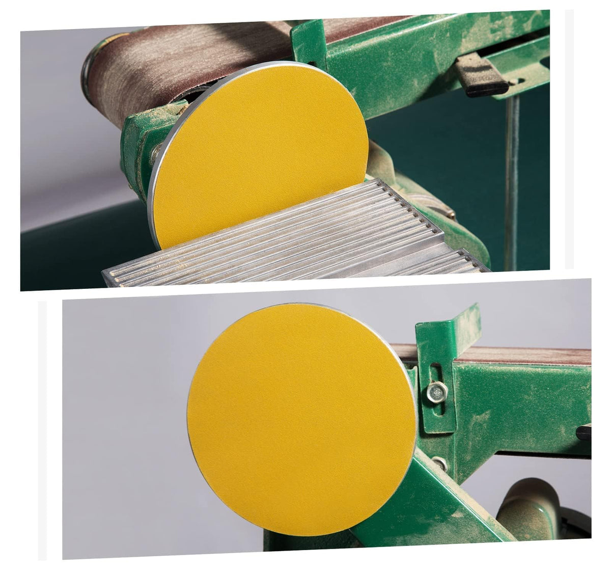 CowboyBOB round sanding disc enables smooth blending on multiple surfaces.