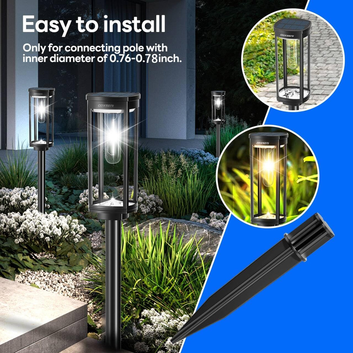 COXSENI ABS material emphasizes light, sturdy outdoor design