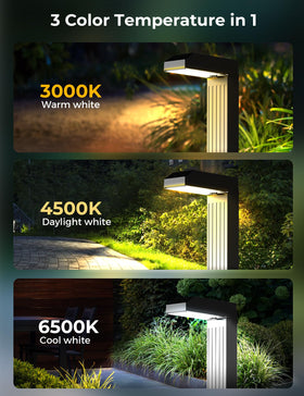 COXSENI IP65 waterproof outdoor light ready for various weather conditions.