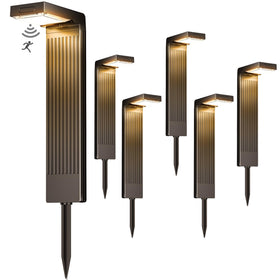 COXSENI solar pathway light head delivering bright illumination for night paths