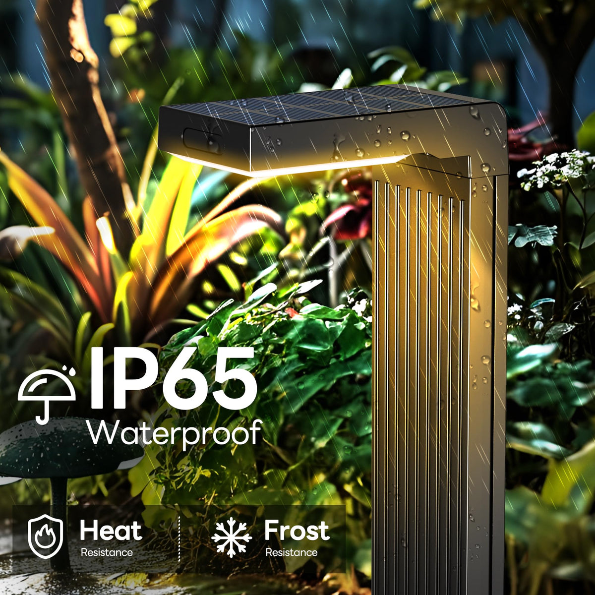 COXSENI IP65 waterproof housing withstands rain and snow