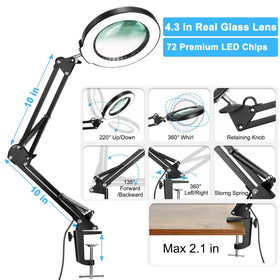 Coyeth 72 LED beads ensure bright, long-lasting illumination.