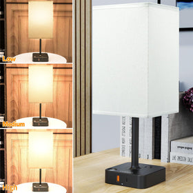 cozoo desk lamp with touch control allows quick brightness adjustment for work.