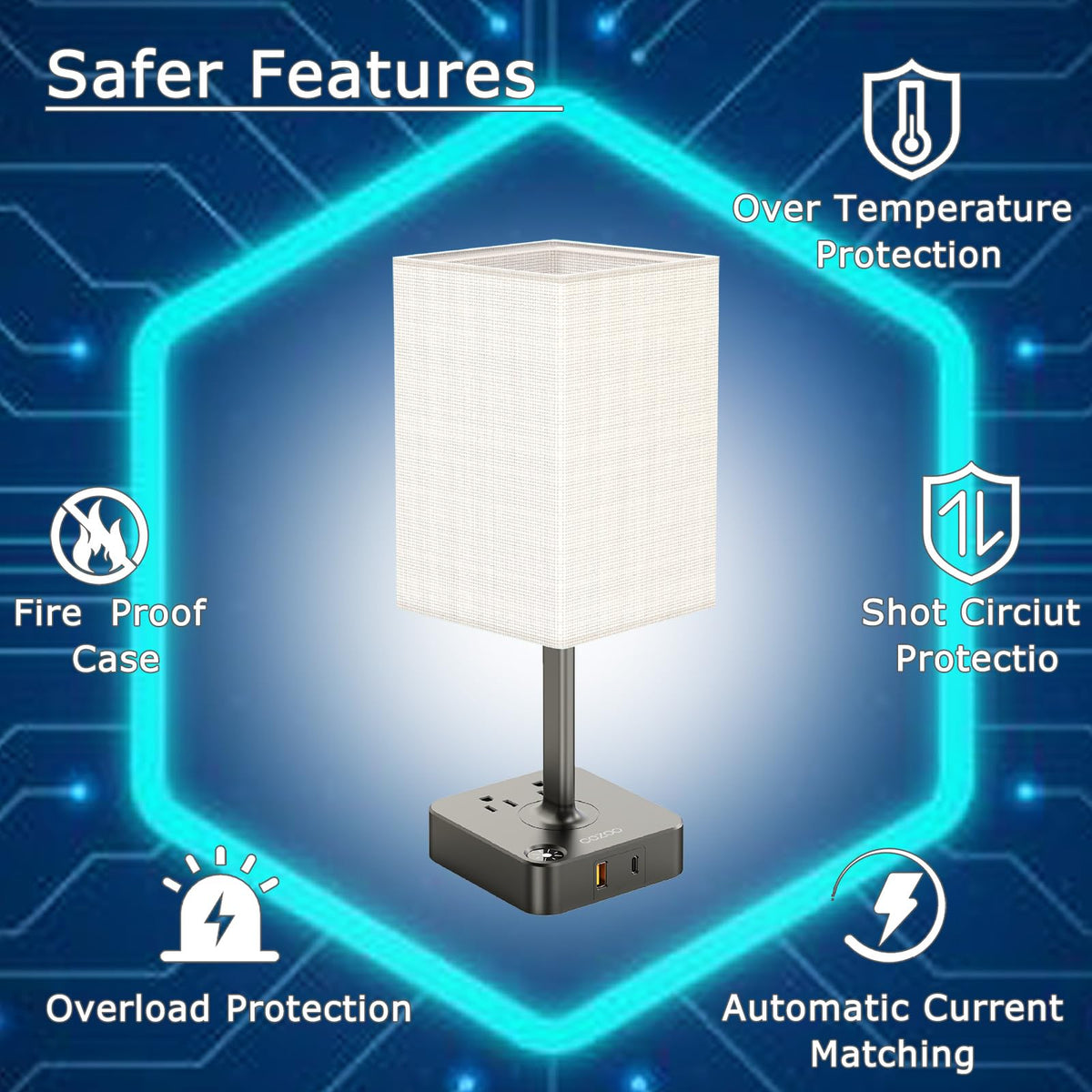 cozoo dimmable lamp suits bedrooms, living rooms, and dorms with versatile brightness.