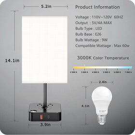 cozoo lamp features a fireproof base for safe daily use.