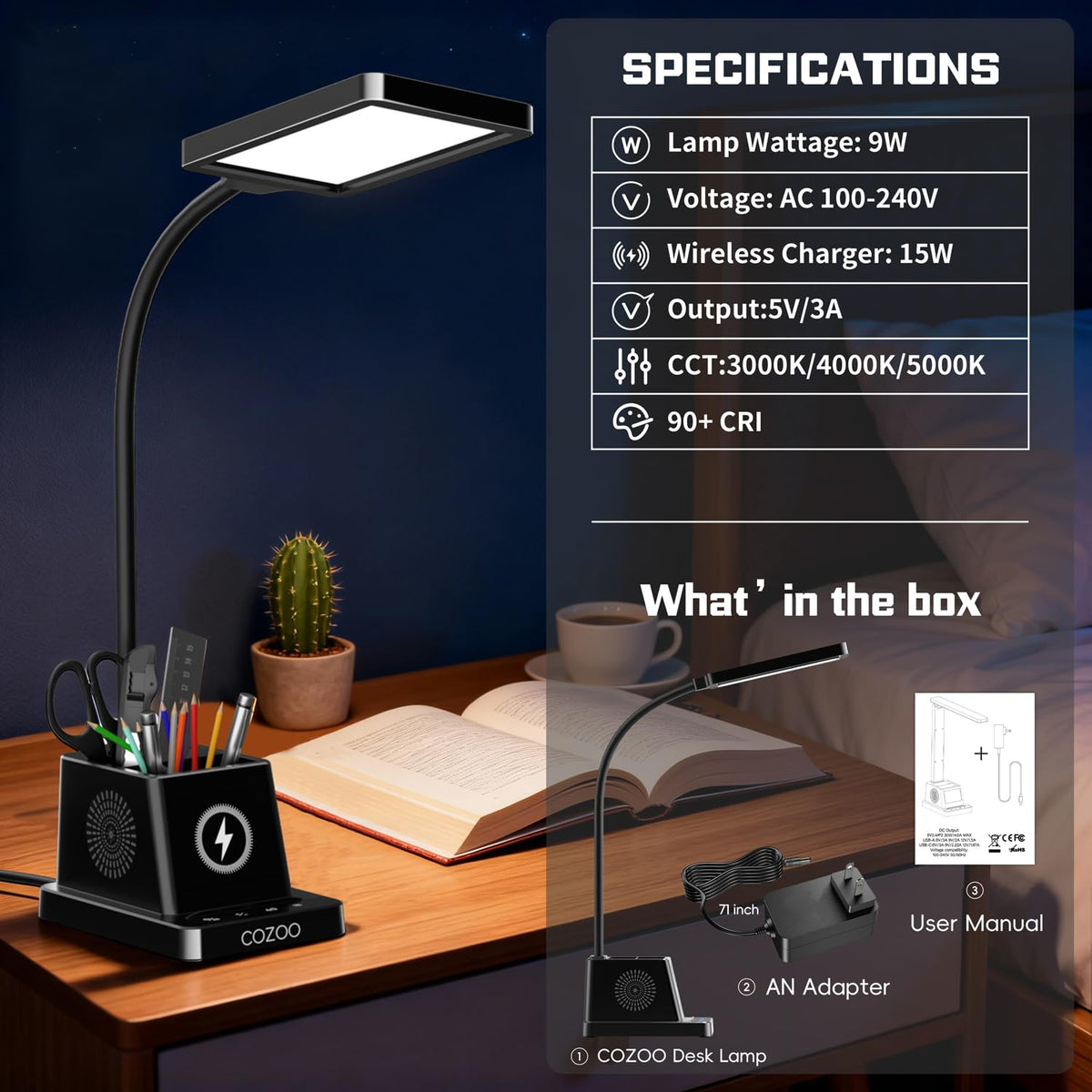 Cozoo RGB ambient lights set mood lighting for gaming or reading