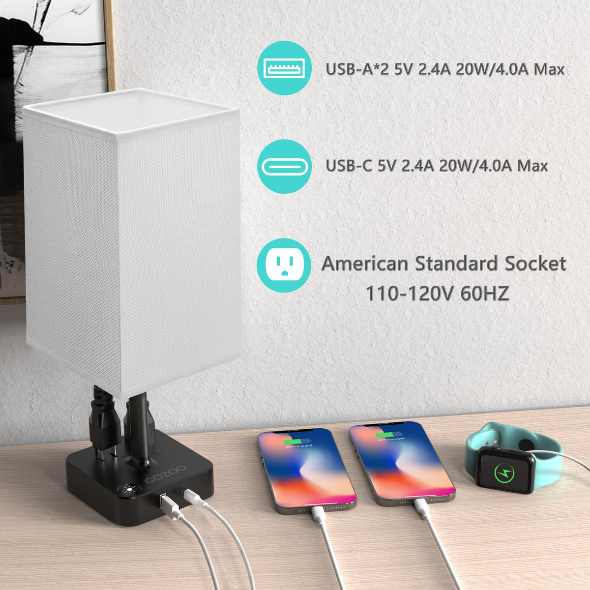 cozoo office lamp helps create a focused workspace with steady light.