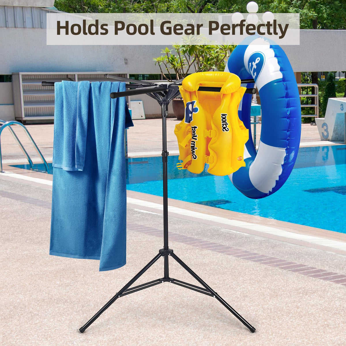 CozyNova six foldable arms offer flexible storage options.