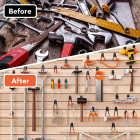 Cpais 30-pack storage hooks and straps for versatile organization