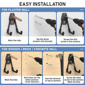 Cpais 30-pack storage set showing varied hook sizes.