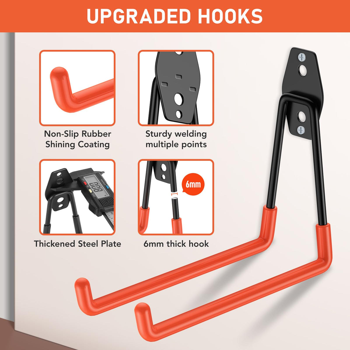 Cpais rust-resistant coating protects hooks in damp workshops